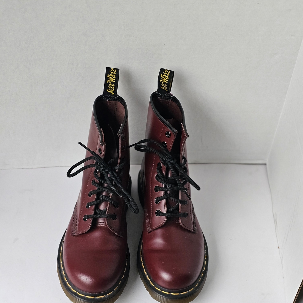 Dr. Martens Cherry Red Leather Boots